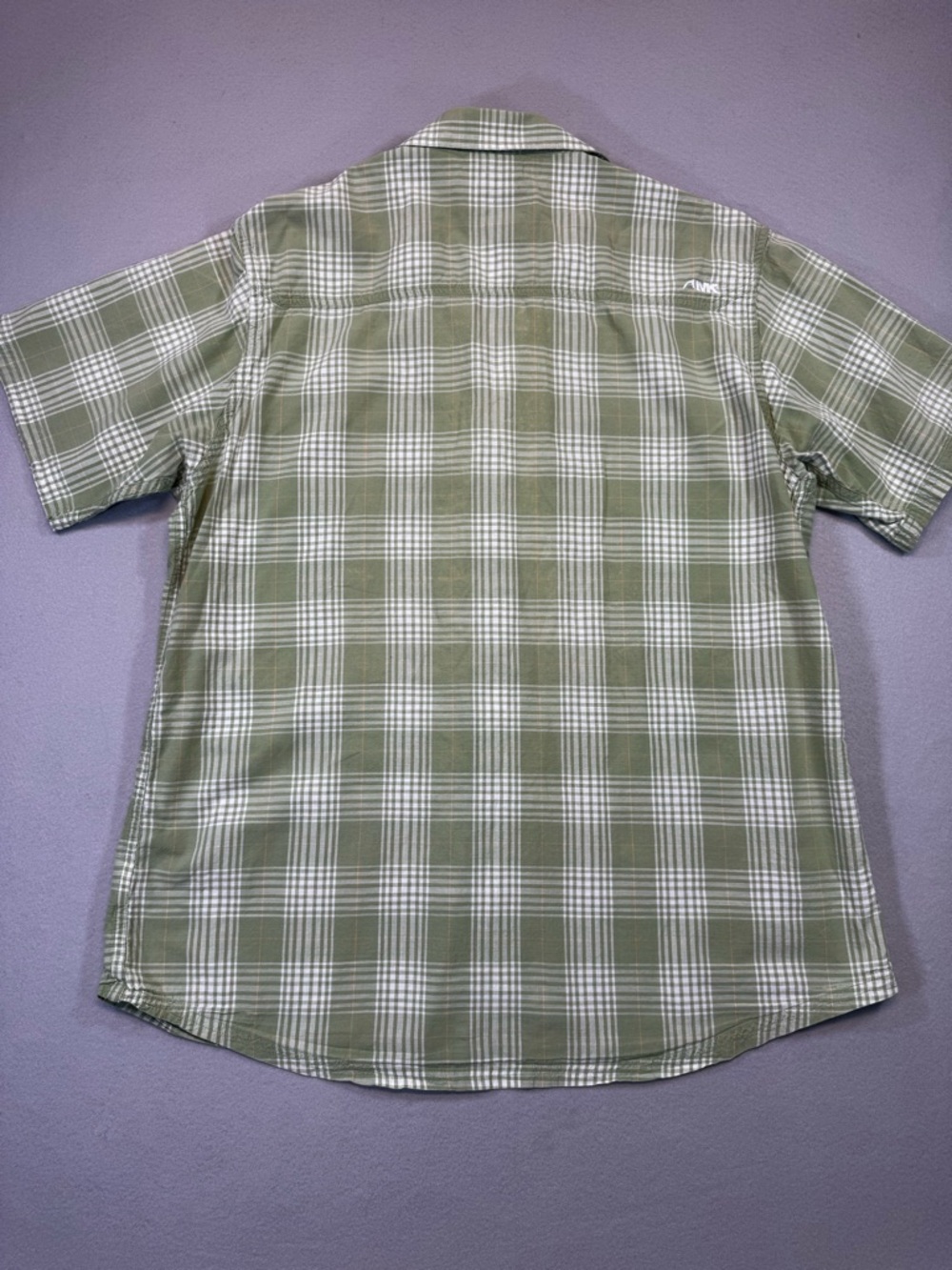 Mountain Khakis Green and White Plaid Button-Down Shirt - Men's Casual - Picture 5 of 6